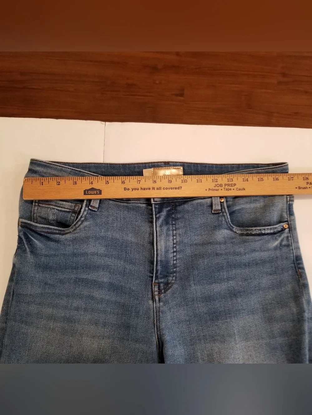 KUT FROM THE KLOTH Kelsey Fab Ab Ankle Flare Jeans Women's 12 Blue High Rise - Picture 8 of 10